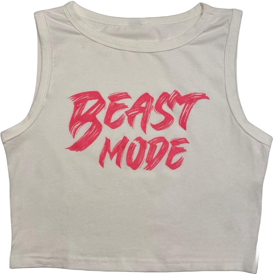 Beast Mode Tank Crop Top