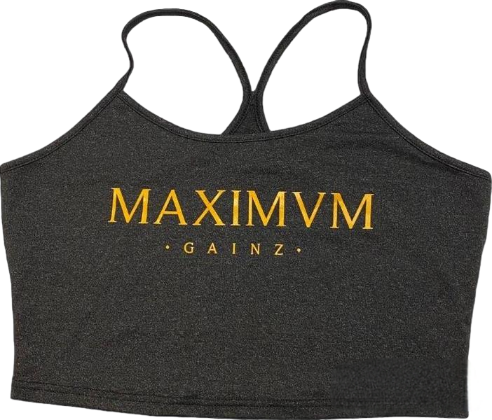 maximum gainz crop top